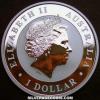 Elizabeth II Australian Dollar 1 Ounce Silver Koala (Obverse)