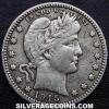 United States "Barber" Silver Quarter Dollar (Obverse)