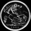 Medio Soberano de Oro Sudafricano de Jorge V (Reverso)