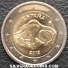 2 Euros Españoles de Felipe VI (Cueva de Altamira) (Anverso)