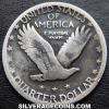 United States "Standing Liberty" Silver Quarter Dollar (type 2 obverse) (Reverse)