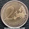 2 Euros Españoles de Juan Carlos I (Aniversario del Euro) (Reverso)