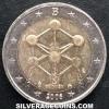 Albert II Belgian 2 Euros (Brussels Atomium) (Obverse)