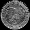 Albert II Belgian 2 Euros (Schengen Agreement) (Obverse)