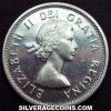 Elizabeth II Canadian Silver 25 Cents (Obverse)