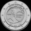 2 Euros Finlandeses (Aniversario de la UEM) (Anverso)