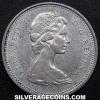 Elizabeth II Canadian Silver 25 Cents (Obverse)