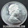 Elizabeth II Canadian Silver 25 Cents (.800) (Obverse)