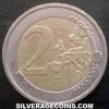2 Euros Irlandeses (Tratado de Roma) (Reverso)
