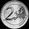 2 Euros Irlandeses (Aniversario de la UEM) (Reverso)