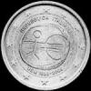 2 Euros Italianos (Aniversario de la UEM) (Anverso)