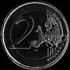 2 Euros Luxemburgueses de Enrique (Tratado de Roma) (Reverso)