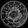 2 Euros Portugueses (Aniversario del Euro) (Anverso)