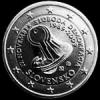 2 Euros Eslovacos (Aniversario del Día de la Libertad) (Anverso)