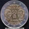 2 Euros Franceses (Tratado del Elíseo) (Anverso)
