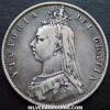 Victoria British Silver "Jubilee Head" Half Crown (Obverse)