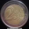 2 Euros Italianos (Juegos Olímpicos de Torino) (Reverso)
