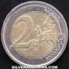 2 Euros Italianos (Conde de Cavour) (Reverso)