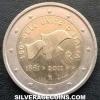 2 Euros Italianos (Unificación Italiana) (Anverso)