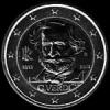 2 Euros Italianos (Giuseppe Verdi) (Anverso)