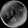2 Euros Neerlandeses de Beatriz (Erasmu de Rotterdam) (Anverso)