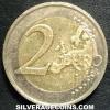 2 Euros Neerlandeses de Guillermo Alejandro (Ascensión) (Reverso)
