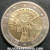 2 Euros Portugueses (Revolución de los Claveles) (Anverso)