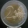 2 Euros Franceses (Auguste Rodin) (Reverso)