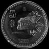 5 Pesos Mexicano (Quetzalcoatl) (Reverso)