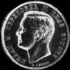 Dinar de Plata Serbio de Milan IV (Anverso)