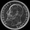 50 Stotinki de Plata Búlgaros de Fernando I (Anverso)