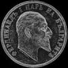 2 Leva de Plata Búlgaros de Fernando I (Anverso)