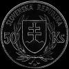 50 Coronas de Plata Eslovacas (Independencia) (Anverso)