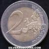 2 Euros Franceses (Día del Sida) (Reverso)