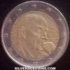 2 Euros Franceses (François Mitterrand) (Anverso)