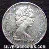 Elizabeth II Canadian Silver "Dime" 10 Cents (Obverse)