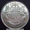 George VI Canadian Silver 50 Cents (Reverse)