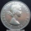 Elizabeth II Canadian Silver 50 Cents (Obverse)