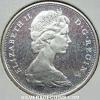 Elizabeth II Canadian Silver 50 Cents (Obverse)
