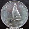 Elizabeth II Canadian Silver 50 Cents (Reverse)