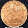 French Gold 20 Francs (Marianne Rooster) (Reverse)