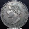 Alfonso XII Spanish Silver 5 Pesetas (Obverse)