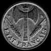 50 Céntimos de Aluminio Franceses (Vichy, ligera) (Anverso)