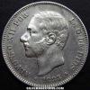 Alfonso XII Spanish Silver 5 Pesetas (Obverse)