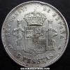 Alfonso XIII "Pelón" Spanish Silver 5 Pesetas (Reverse)