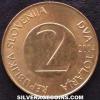 Slovenian 2 Tolars (Obverse)