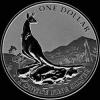 Canguro de Dolar Australiano de 1 Onza de Plata de Isabel II (Reverso)