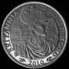 Britania de 10 Libras Británicas de 1/10 Onza de Oro de Isabel II (Reverso)