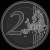 2 Euros Italianos (Policía Nacional) (Reverso)