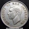 George VI South African Silver 2 Shillings (Obverse)